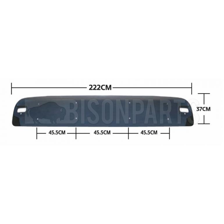 SUNVISOR ONLY WITH 2 LAMP HOLES