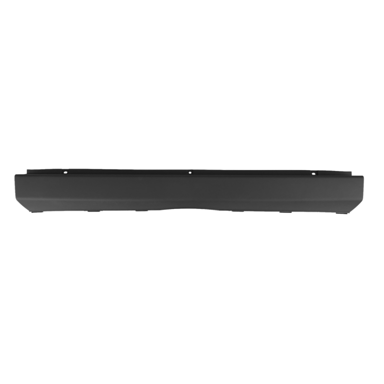 GREY REAR CENTRAL BUMPER WITH 4 CUTTING MARKS FOR SENSORS