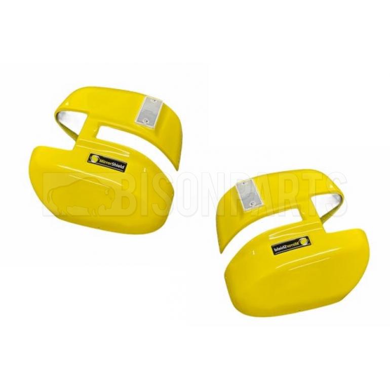 YELLOW SUPER STRONG MIRROR GUARD SET RH & LH (PAIR)