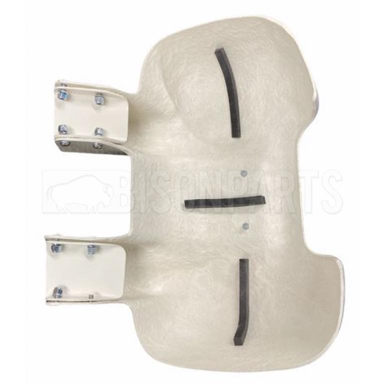 LONG ARM WHITE SUPER STRONG MIRROR GUARD SET RH & LH (PAIR)