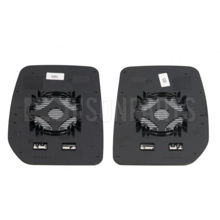 HEATED DOOR WING MIRROR GLASSES RH & LH (PAIR)
