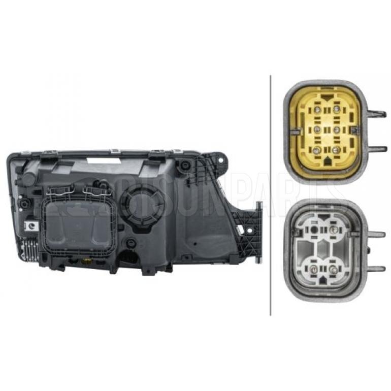 ELECTRIC HEADLAMP WITH MOTOR PASSENGER SIDE LH