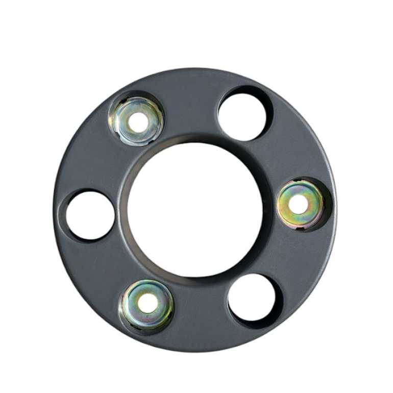 6 HOLE DARK GREY WHEEL RIM NUT COVER