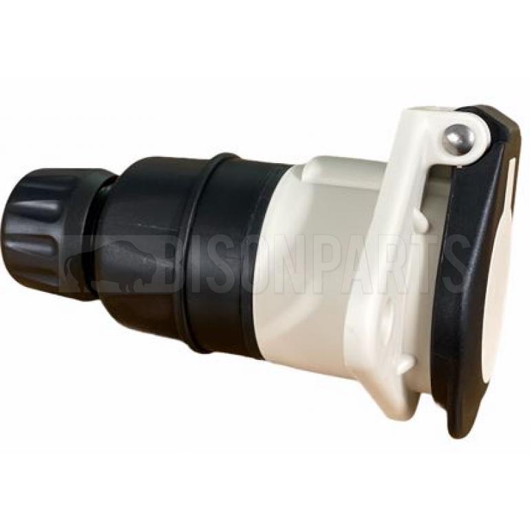 24V 7 PIN S' TYPE PLASTIC SOCKET