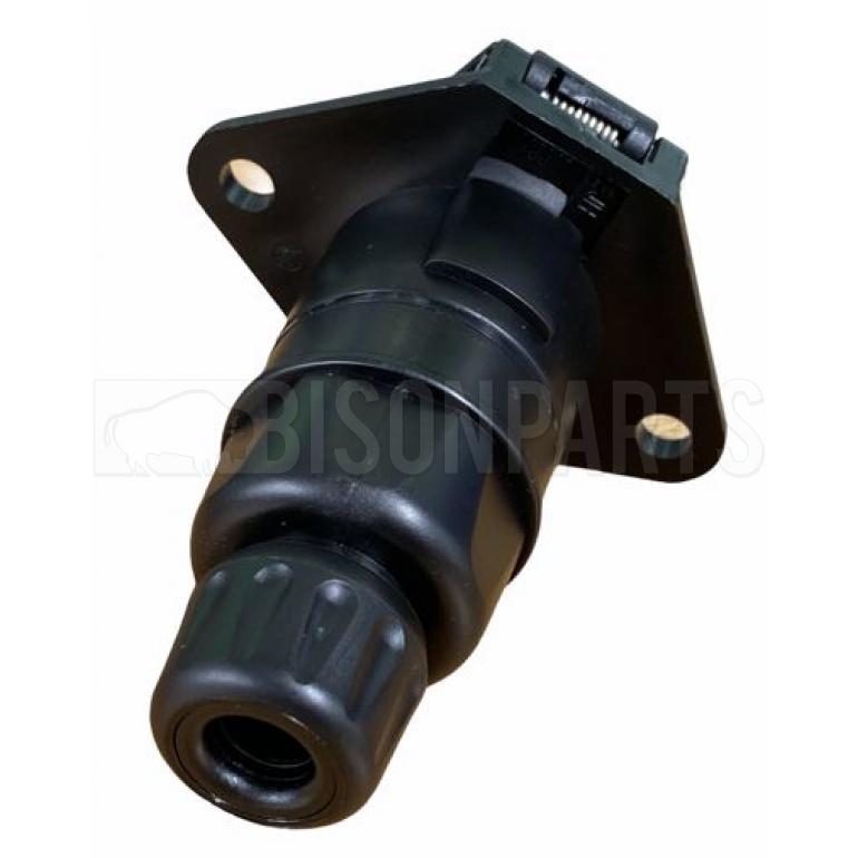 24V 7 PIN N' TYPE PLASTIC SOCKET