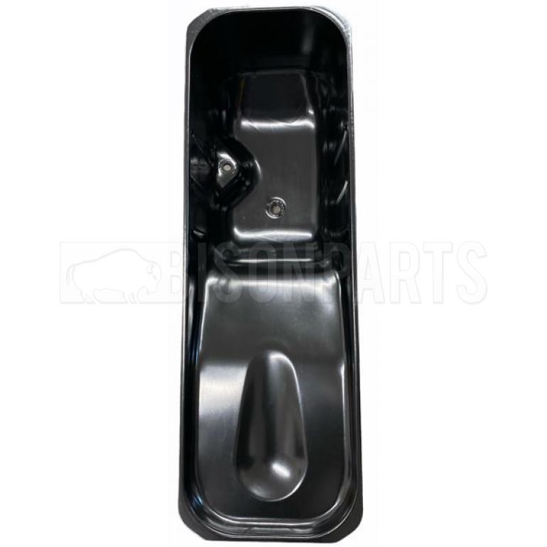 ENGINE OIL SUMP PAN WITH 2 HOLES IN THE BOTTOM