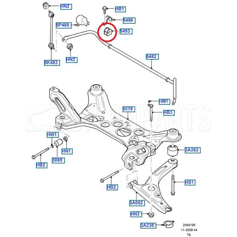 FRONT ANTI ROLL BAR BUSH