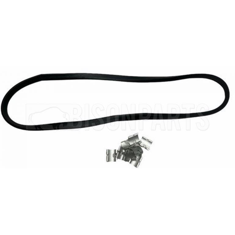 RIBBED HEADLAMP GLASS KIT DRIVER SIDE RH