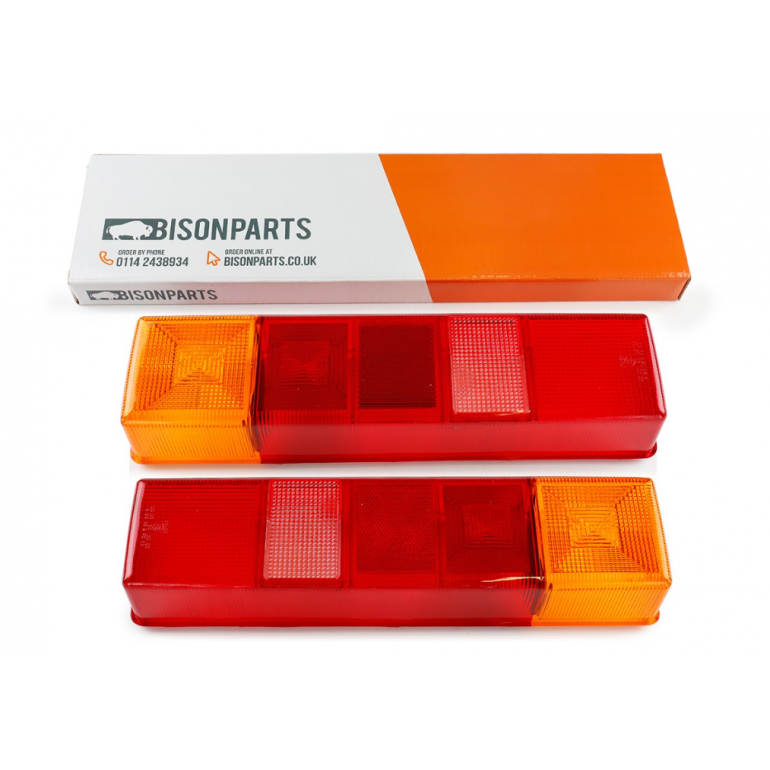 REAR COMBINATION LAMP LENS FITS RH OR LH (PAIR)