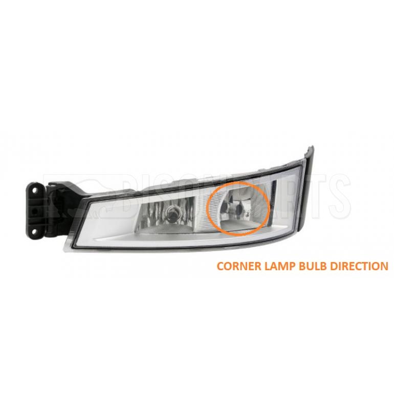 FRONT FOG & CORNER LAMP PASSENGER SIDE LH