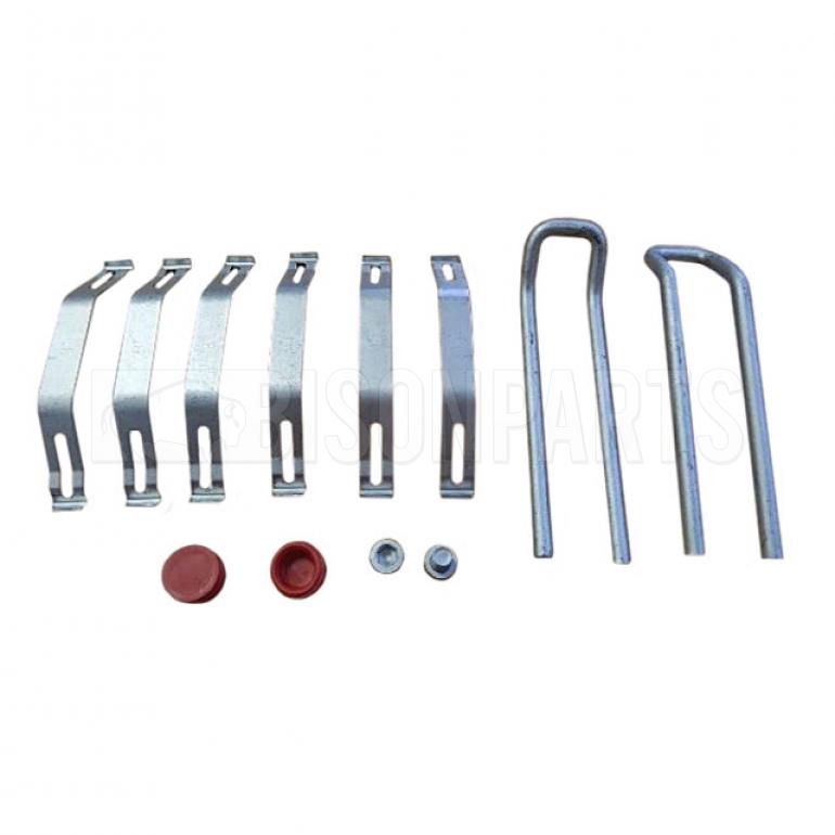 FRONT OR REAR BRAKE PAD SET C/W FITTING KIT