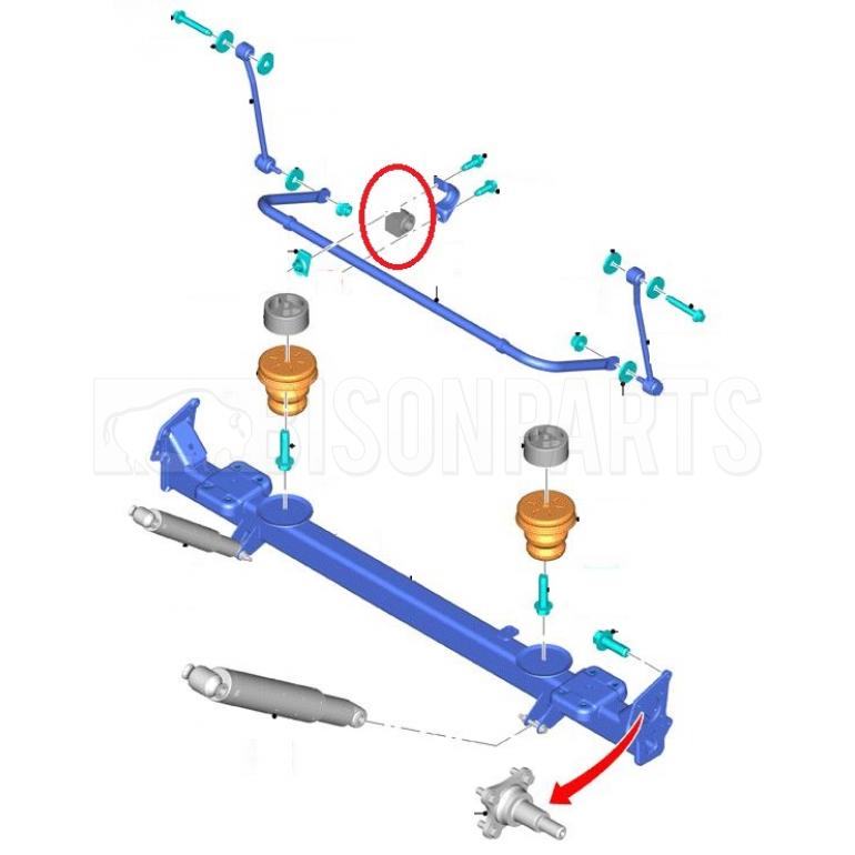 REAR ANTI ROLL BAR STABILISER BUSH