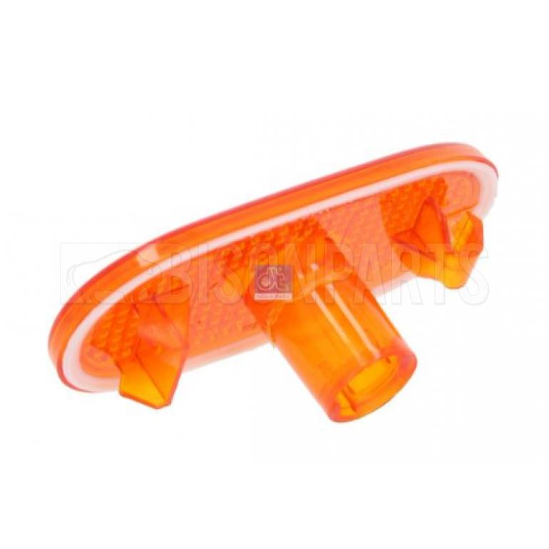 AMBER SIDE MARKER LAMP REPLACEMENT LENS ONLY FITS RH OR LH