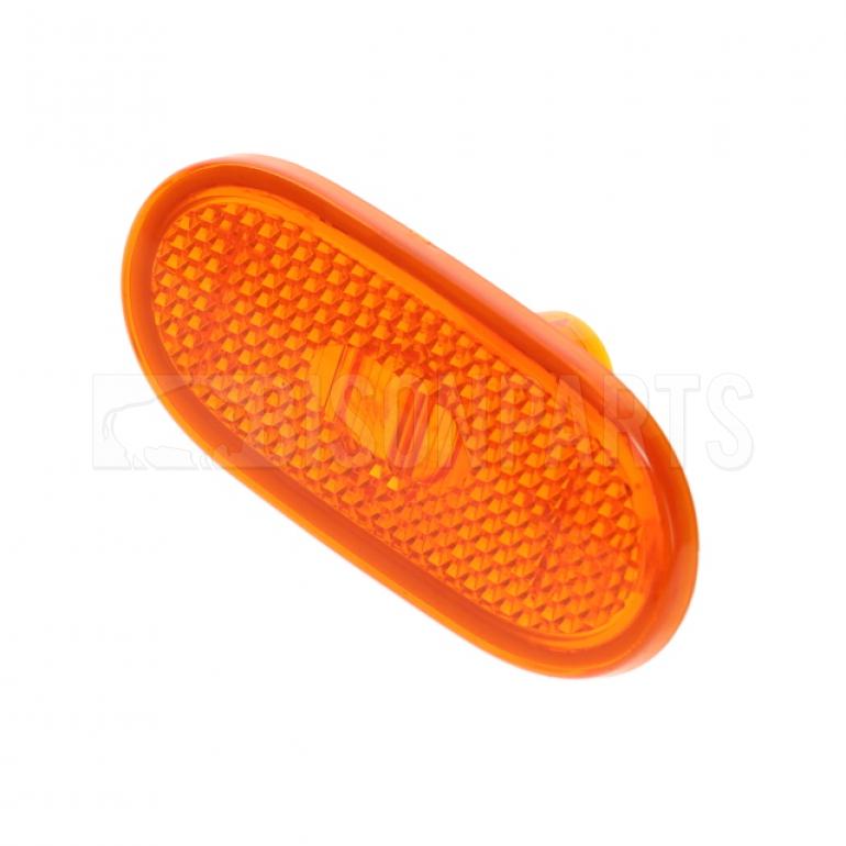 AMBER SIDE MARKER LAMP REPLACEMENT LENS ONLY FITS RH OR LH