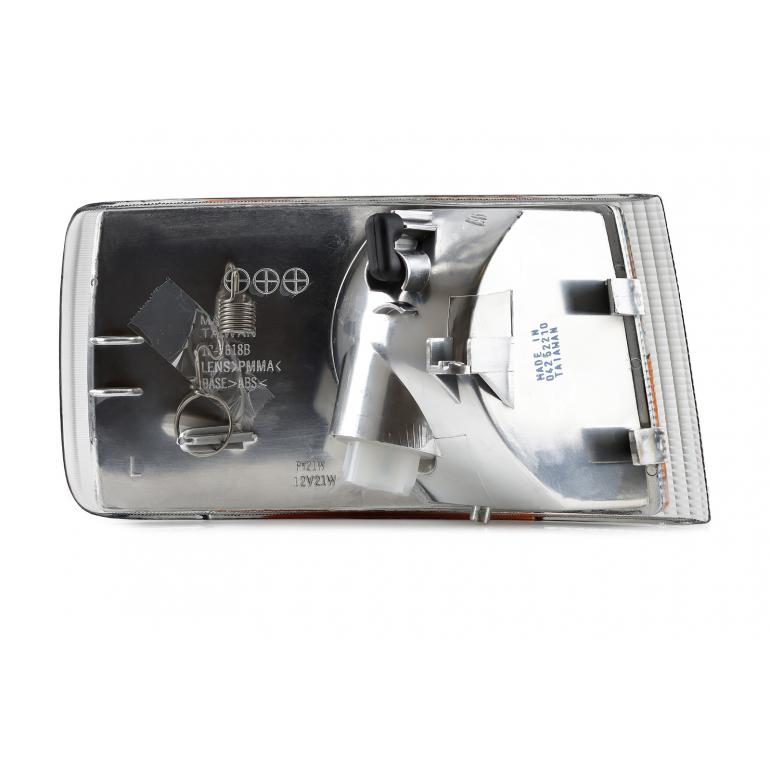 CLEAR FRONT INDICATOR WITH BULT HOLDER PASSENGER SIDE LH