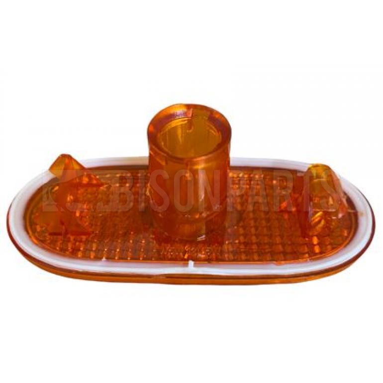 AMBER SIDE MARKER LAMP REPLACEMENT LENS KIT FITS RH OR LH