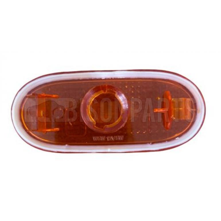 AMBER SIDE MARKER LAMP REPLACEMENT LENS KIT FITS RH OR LH
