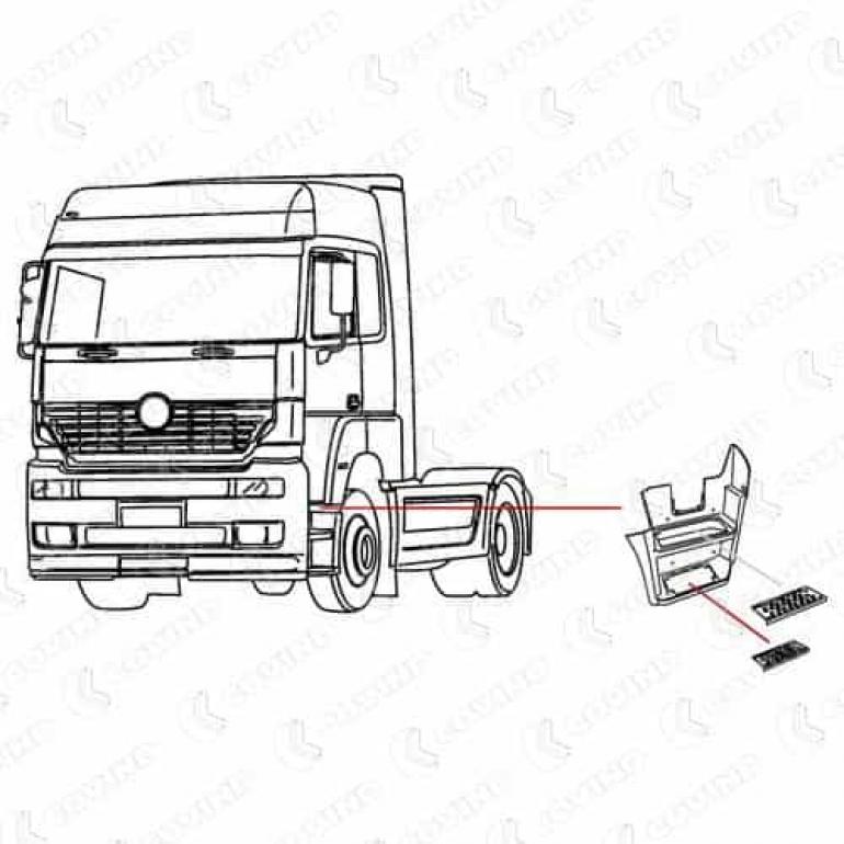 LOWER TREAD PLATE FITS RH OR LH