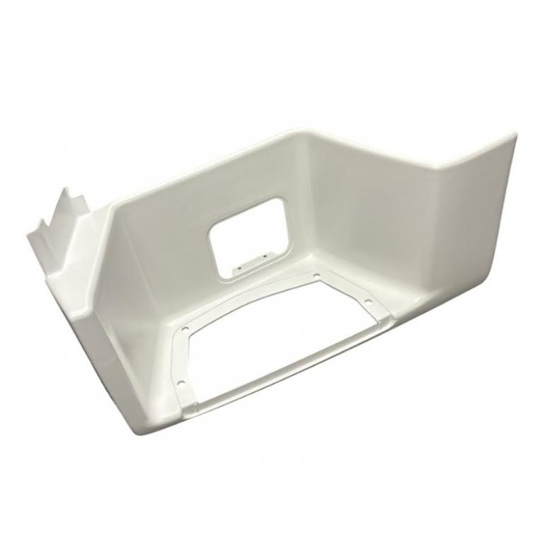 LOWER STEP SURROUND WITH CAB TILT HOLE PASSENGER SIDE LH
