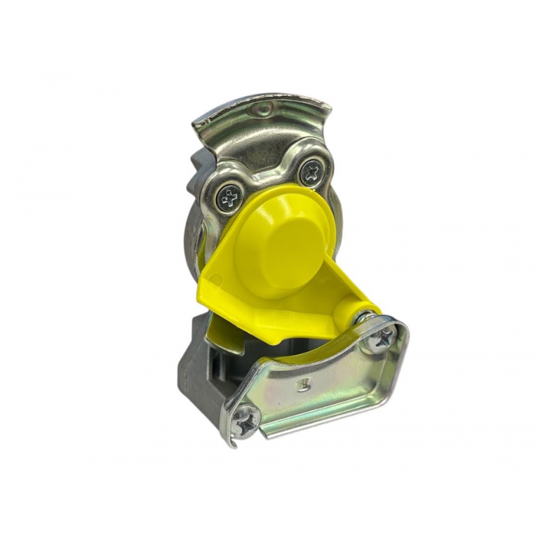 YELLOW PALM COUPLING WITH STEEL FACE PLATE M22x1.5