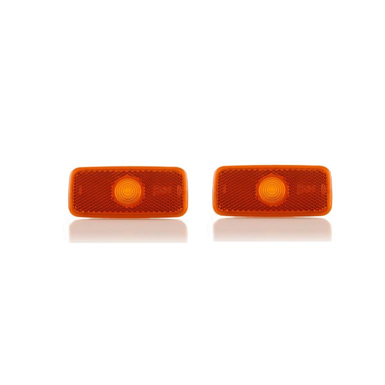 AMBER SIDE MARKER LAMP LENS ONLY FITS RH OR LH (PKT 2)