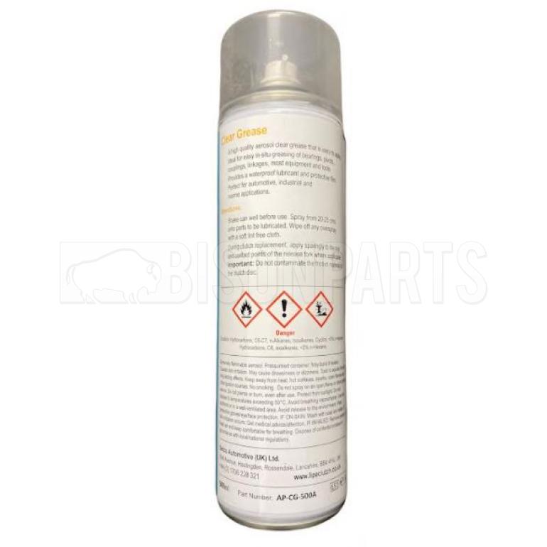 CLEAR GREASE AREOSOL 500ML