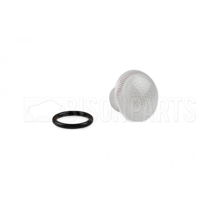 CLEAR SIDE REPEATER LAMP LENS & SEAL FITS RH OR LH (PKT2)