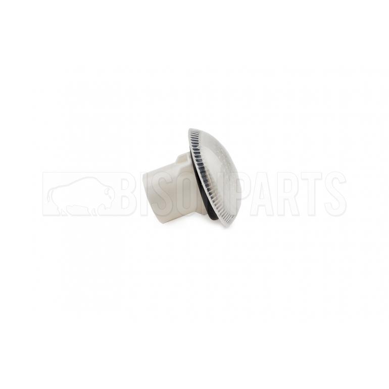 CLEAR SIDE REPEATER LAMP LENS & SEAL FITS RH OR LH (PKT2)