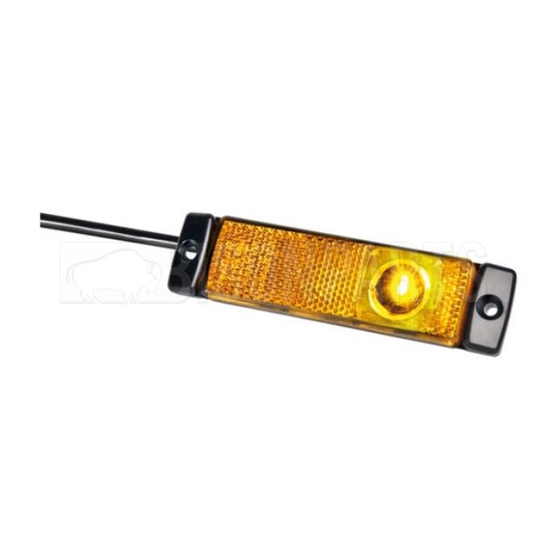 LED AMBER SIDE MARKER LAMP 24 VOLT