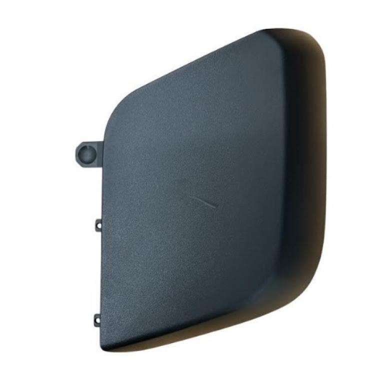 BLACK TEXTURED WIDE ANGLE MIRROR BACK COVER PASSENGER SIDE LH