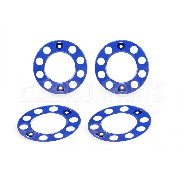 22.5" BLUE COATED STEEL WHEEL RIM COVER (PKT 4)
