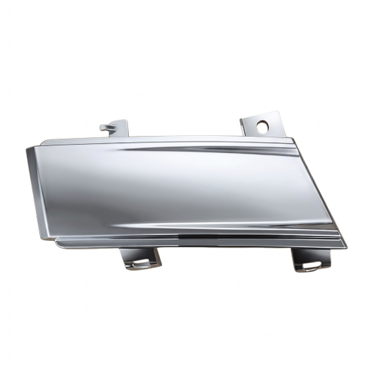 CHROME COATED FOGLAMP BLANK DRIVER SIDE RH