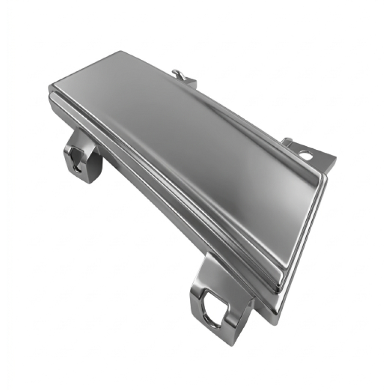 CHROME COATED FOGLAMP BLANK DRIVER SIDE RH