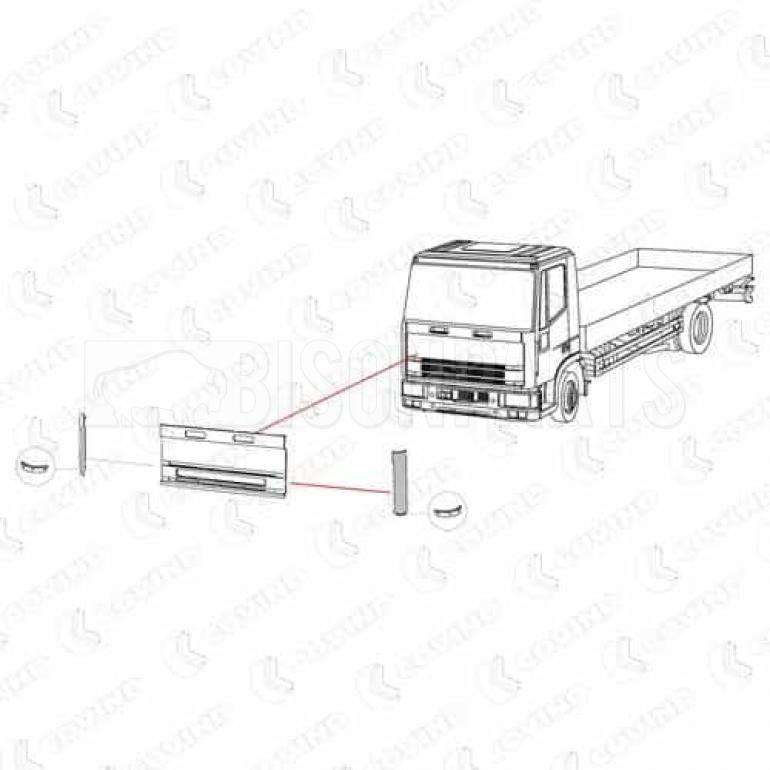 PRIMED CORNER PANEL DEFLECTOR PASSENGER SIDE LH