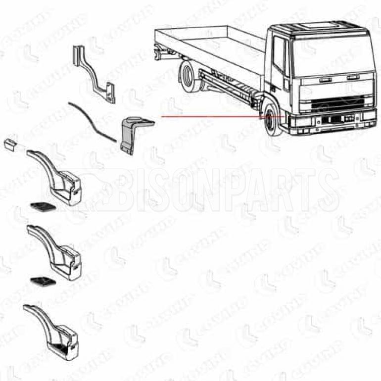 STEP SUPPORT PANEL DRIVER SIDE RH