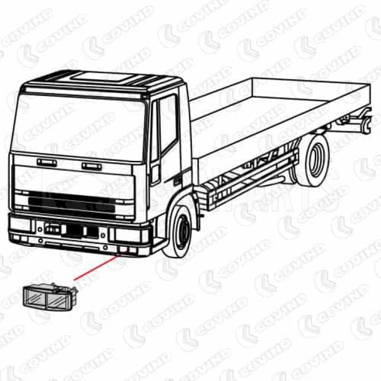 FOG & SPOT LAMP PASSENGER SIDE LH