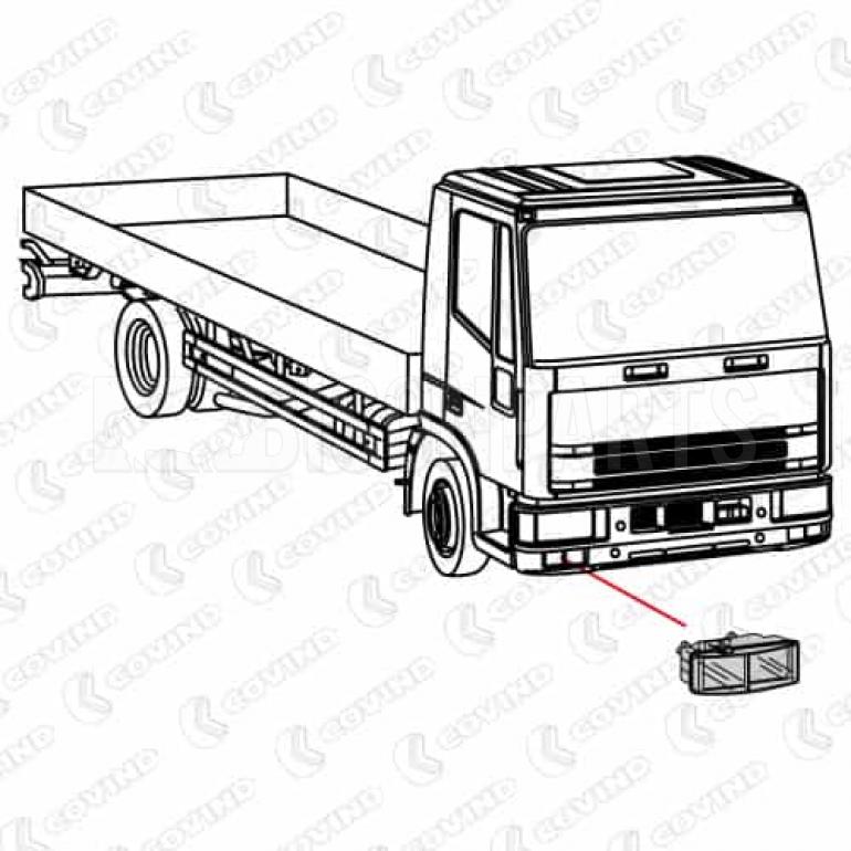 FOG & SPOT LAMP DRIVER SIDE RH