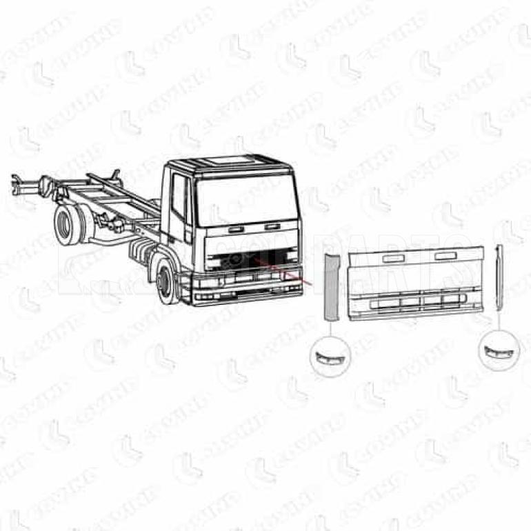 PRIMED CORNER PANEL DEFLECTOR DRIVER SIDE RH
