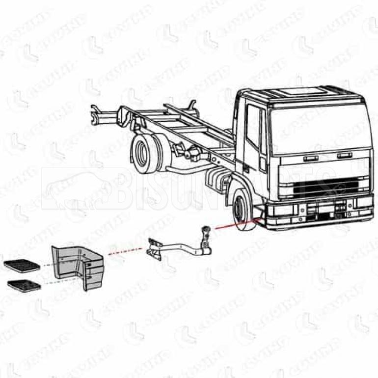 LOWER STEP SURROUND DRIVER SIDE RH