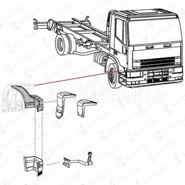 UPPER STEPWING DRIVER SIDE RH