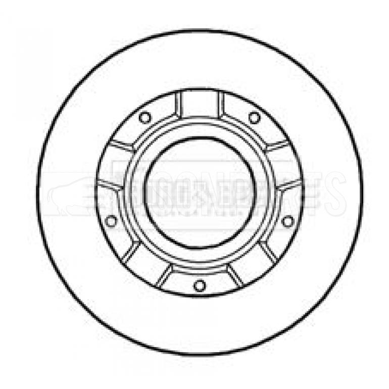 REAR BRAKE DISCS WITH ABS SENSOR RINGS RH & LH (PAIR)