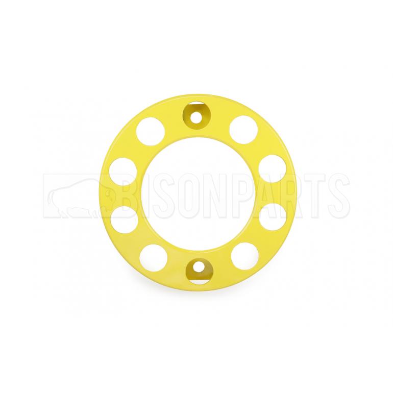 22.5" YELLOW COATED STEEL WHEEL RIM COVERS (PKT 4)