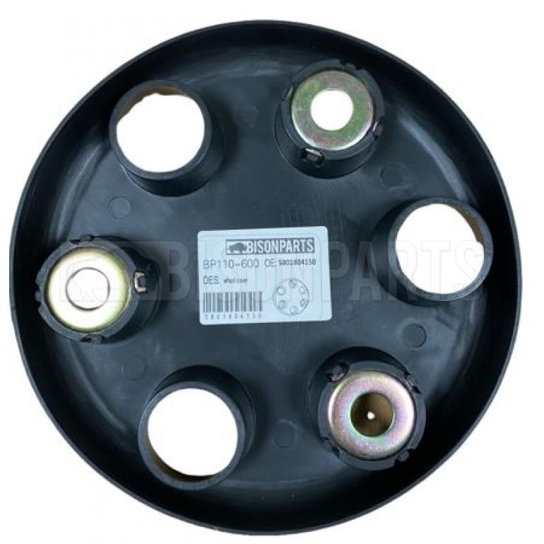 BLACK 6 STUD WHEEL HUB COVER