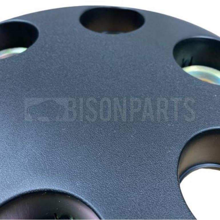 BLACK 6 STUD WHEEL HUB COVER