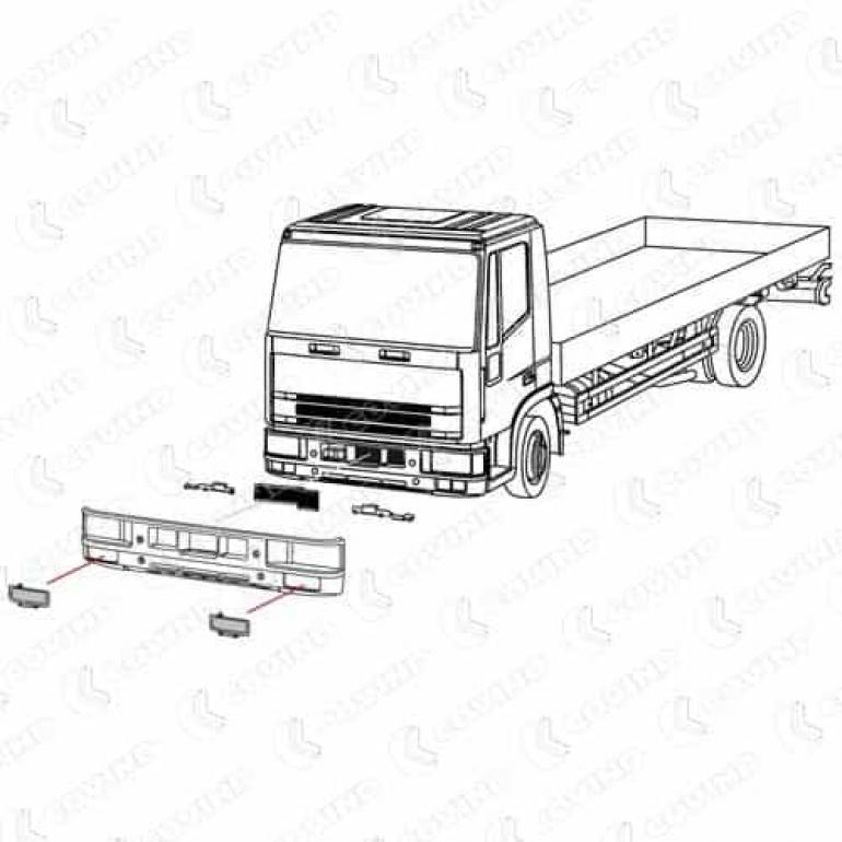 FOG LAMP BLANK FITS RH OR LH