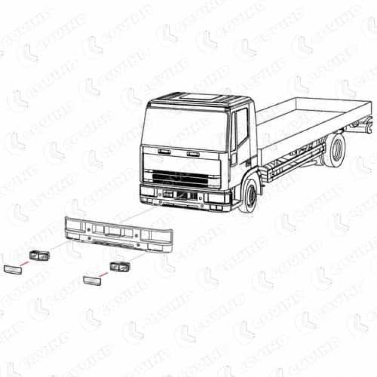 FRONT FOG LAMP PROTECTORS (PAIR)