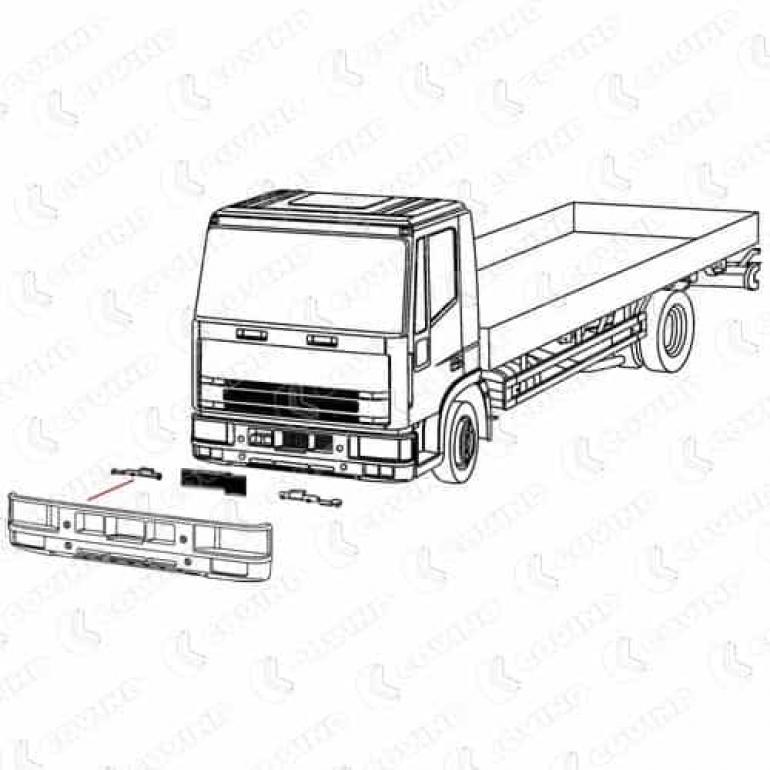 FRONT BUMPER SUPPORT BRACKET DRIVER SIDE RH