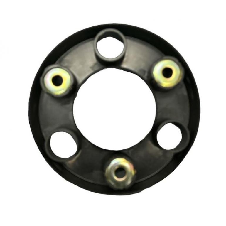 GREY 6 HOLE WHEEL HUB TRIM COVER