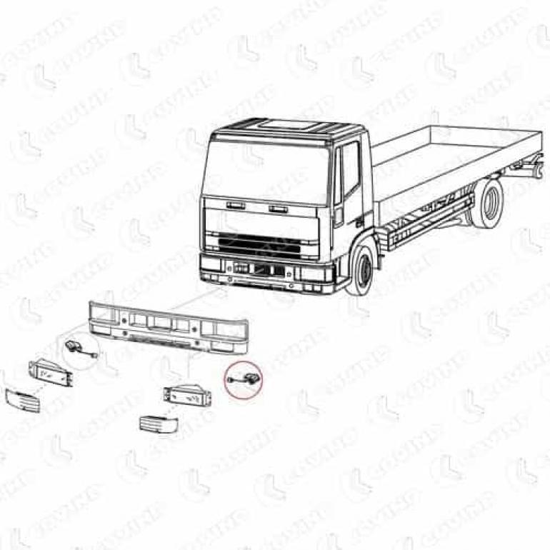 HEADLAMP HEIGHT ADJUST PASSENGER SIDE LH