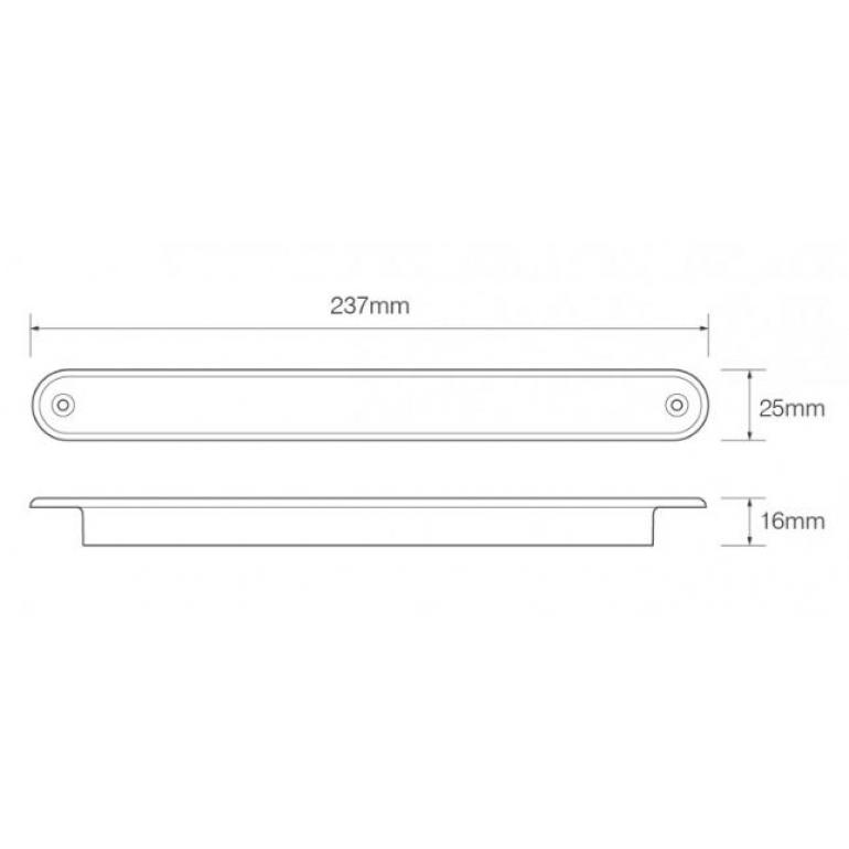 LED HIGH MOUNT STOP BRAKE LAMP 24V
